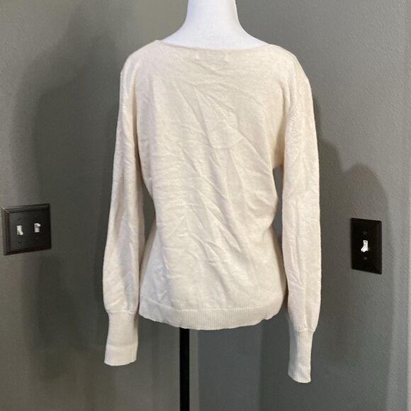 Bailey 44 Natalia Sweater Cream Heather Cashmere blend - Picture 6 of 11